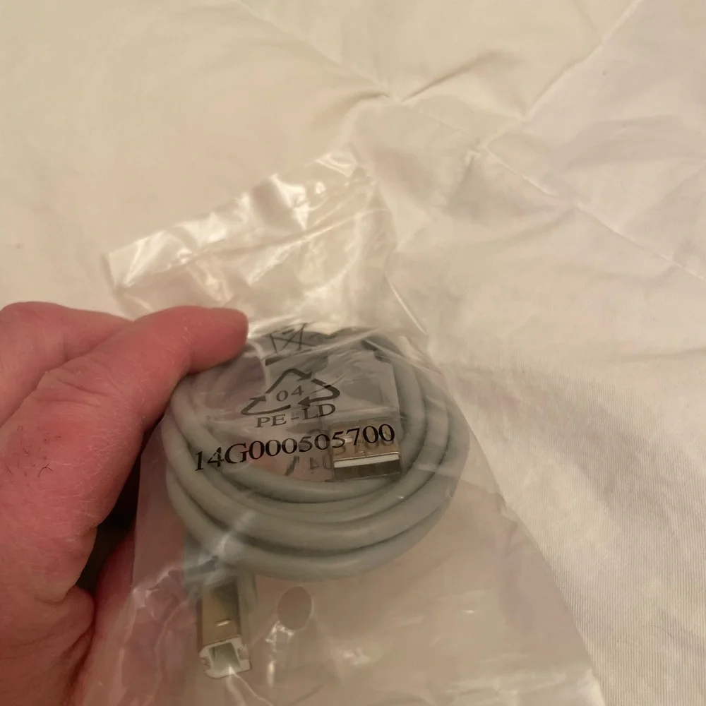Generic Gray Printer Cable